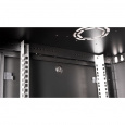 Шкаф 19" телекоммуникационный настенный, 6U 368x600х600 мм, дверь перфорация, черный